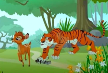 Cerita Fabel Kancil dan Harimau Mencari Sabuk Raja